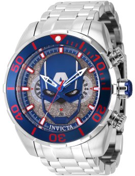 Invicta Marvel - Captain America 43052 Men's Quartz Watch - 50mm