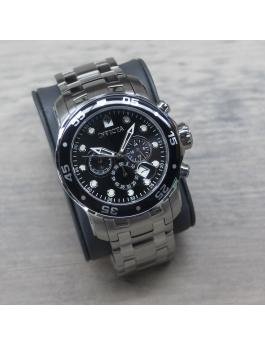 Invicta Pro Diver - SCUBA 0069 Relógio Masculino - Movimento Quartz - Aço Inoxidável com Mostrador Preto - 48 mm