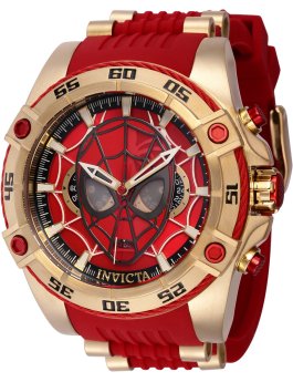 Invicta Marvel - Spiderman 41253 Quartz Herenhorloge - 52mm