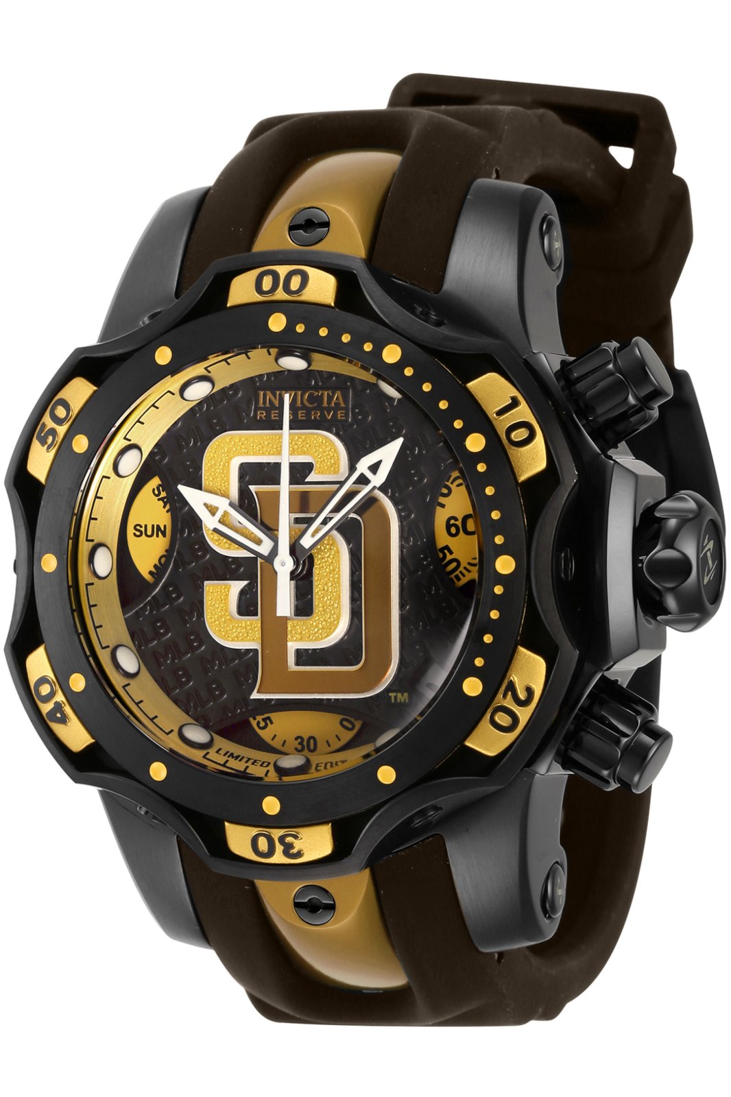 Men's St. Louis Cardinals Black Silicone Strap Wristwatch