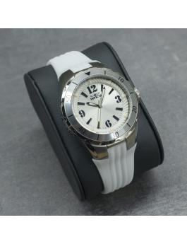 Invicta Angel 17479 Reloj de Mujer - Movimiento de Cuarzo - Acero Inoxidable con Esfera Plateada - 38 mm