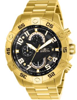 Invicta S1 Rally 26097 Orologio da Uomo - Movimento al Quarzo - Acciaio Inossidabile con Quadrante Nero - 48 mm