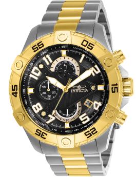 Invicta S1 Rally 26100 Orologio da Uomo - Movimento al Quarzo - Acciaio Inossidabile con Quadrante Nero - 48 mm
