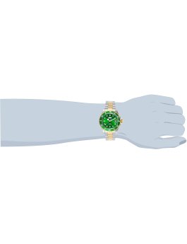 Invicta Pro Diver 28661 Reloj para Hombre - Movimiento Automático - Acero Inoxidable con Esfera Verde - 40 mm