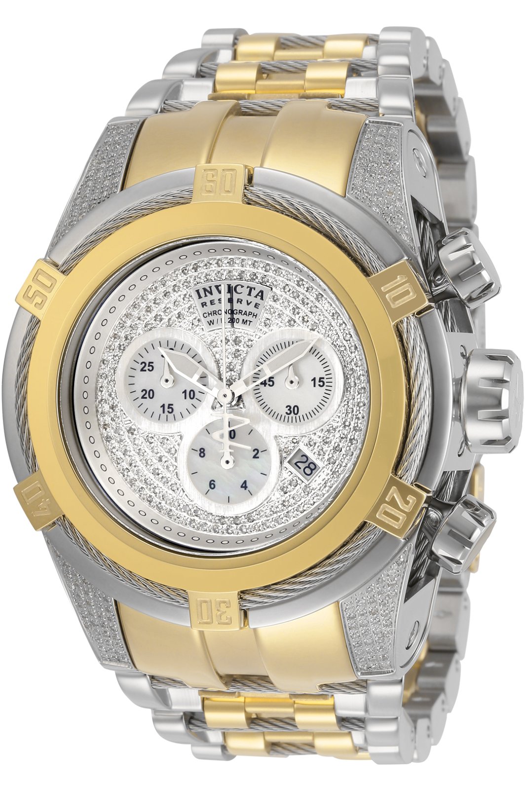 Invicta Reserve - Bolt Zeus 29901 Men's Quartz Watch - 50mm - With 313 diamonds
