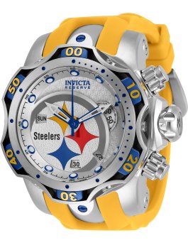 Invicta NFL - Pittsburgh Steelers 33085 Quartz Herenhorloge - 52mm