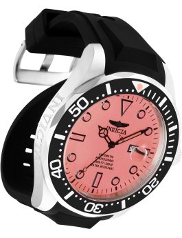 Invicta Pro Diver 33606 Men's Watch - Automatic Movement - Stainless Steel with Pink Dial - 60 mm
