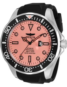 Invicta Pro Diver 33606 Men's Watch - Automatic Movement - Stainless Steel with Pink Dial - 60 mm