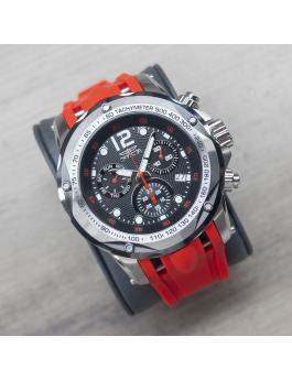 Invicta Speedway 33934 Relógio Masculino - Movimento Quartz - Aço Inoxidável com Mostrador Preto - 51 mm