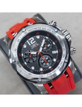 Invicta Speedway 33934 Relógio Masculino - Movimento Quartz - Aço Inoxidável com Mostrador Preto - 51 mm