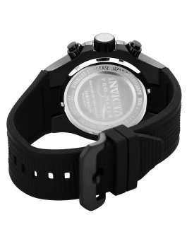Invicta Pro Diver 18741 Herenhorloge - Quartz Uurwerk - Roestvrij Staal met Zwarte Wijzerplaat - 50 mm