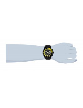 Invicta Pro Diver 18741 Herenhorloge - Quartz Uurwerk - Roestvrij Staal met Zwarte Wijzerplaat - 50 mm