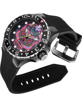Invicta Aviator 36854 Men's Watch - Quartz Movement - Stainless Steel with Pink Dial - 50 mm