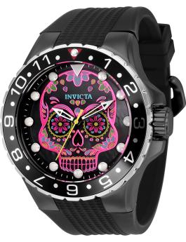 Invicta Aviator 36854 Men's Watch - Quartz Movement - Stainless Steel with Pink Dial - 50 mm