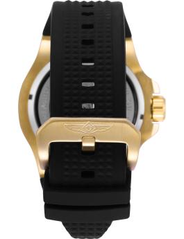 Invicta Aviator 36856 Men's Watch - Quartz Movement - Stainless Steel with Black Dial - 50 mm