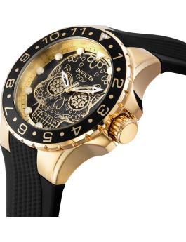 Invicta Aviator 36856 Men's Watch - Quartz Movement - Stainless Steel with Black Dial - 50 mm