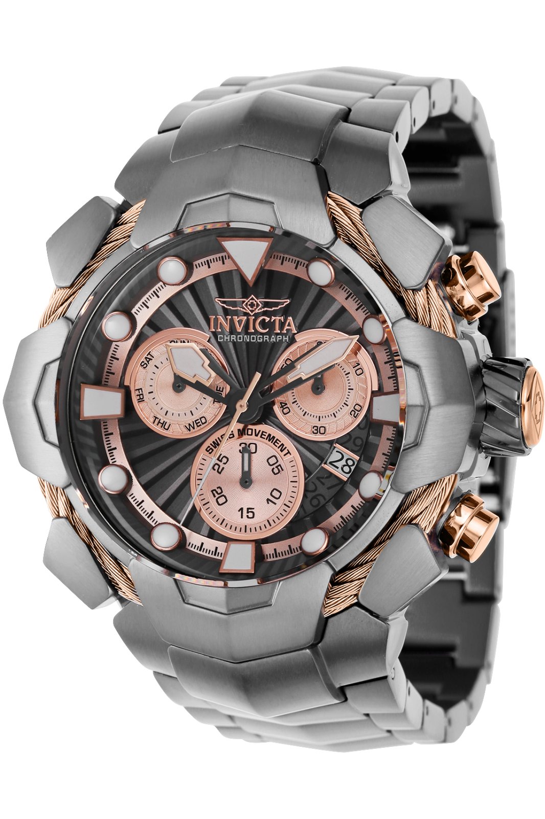 First 37646 Invicta Bolt 37646 Men's Quartz Watch - 54 mm