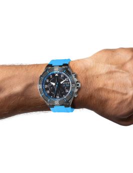 Invicta Aviator 39898 Orologio da Uomo - Movimento al Quarzo - Acciaio Inossidabile con Quadrante Nero - 50 mm