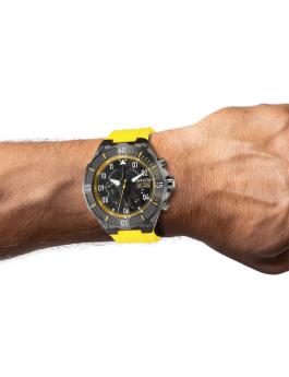 Invicta Aviator 39899 Relógio Masculino - Movimento Quartz - Aço Inoxidável com Mostrador Preto - 50 mm