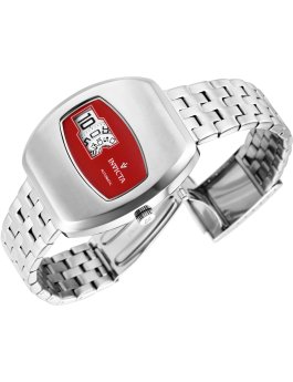 Invicta Vintage 39975 Uhr - Automatisches Uhrwerk - Edelstahl mit rotem Zifferblatt - 38 mm