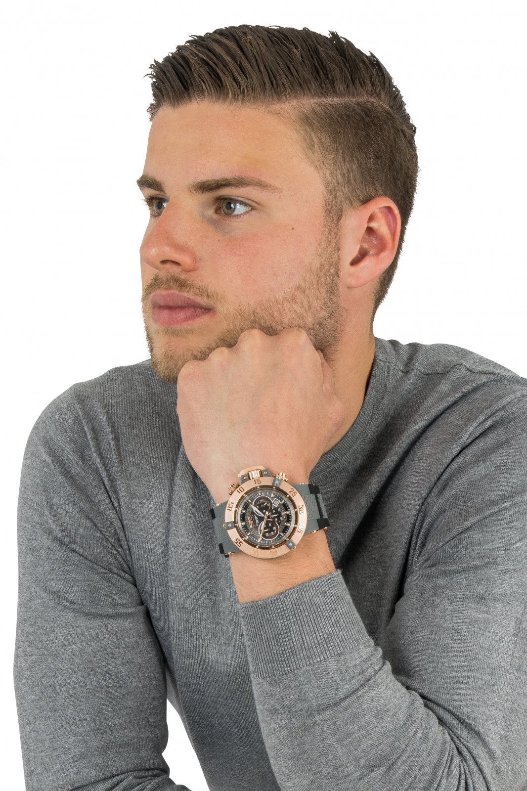 Invicta Subaqua 37326 Orologio Uomo – 50mm, Acciaio Inossidabile, Quadrante Nero, Movimento Quarzo, Impermeabile 20 Bar