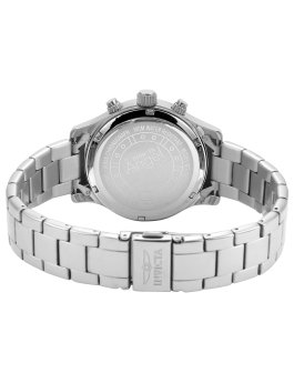 Invicta Angel 19216 Reloj de Mujer - Movimiento de Cuarzo - Acero Inoxidable con Esfera Plateada - 38 mm