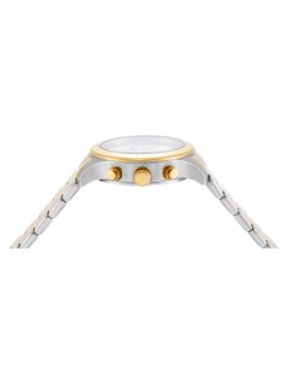 Invicta Angel 19219 Reloj de Mujer - Movimiento de Cuarzo - Acero Inoxidable con Esfera Plateada - 38 mm