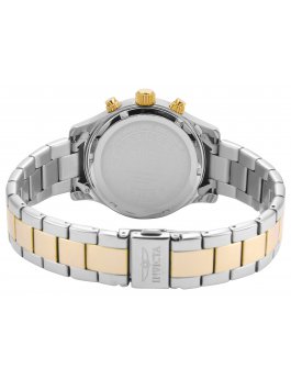 Invicta Angel 19219 Reloj de Mujer - Movimiento de Cuarzo - Acero Inoxidable con Esfera Plateada - 38 mm