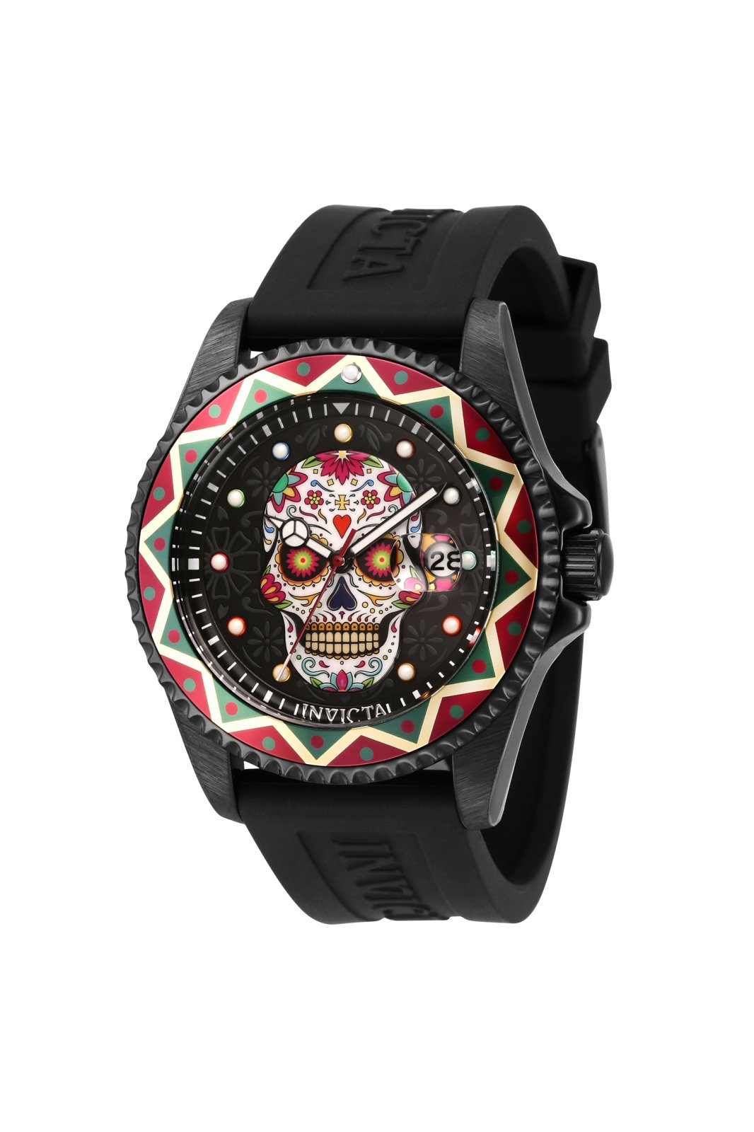 Invicta Pro Diver 43754 Men's Watch - Quartz Movement - Stainless Steel with Black Dial - 43 mm