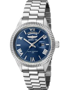 Invicta Specialty 43935 Reloj de Hombre - Movimiento de Cuarzo - Acero Inoxidable con Esfera Azul - 40 mm