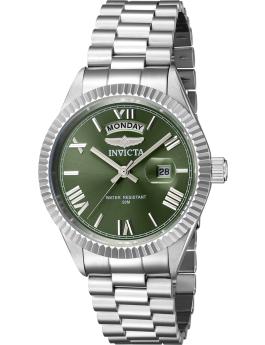 Invicta Specialty 43936 Reloj de Hombre - Movimiento de Cuarzo - Acero Inoxidable con Esfera Verde - 40 mm