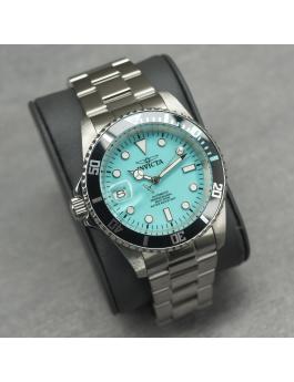 Invicta Pro Diver 44045 Reloj de Hombre - Movimiento Automático - Acero Inoxidable con Esfera Azul - 42 mm