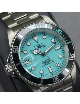 Invicta Pro Diver 44045 Reloj de Hombre - Movimiento Automático - Acero Inoxidable con Esfera Azul - 42 mm