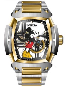 Invicta Disney - Mickey Mouse 44077 nero Orologio Uomo Meccanico manuale  - 53mm