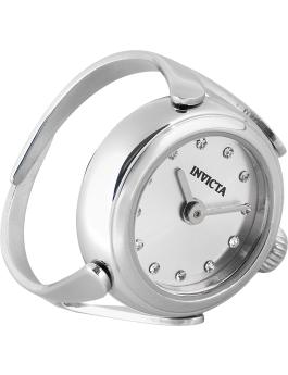 Invicta Mini 44480 Relógio Feminino - Movimento de Quartzo - Aço Inoxidável com Mostrador Prateado - 17 mm