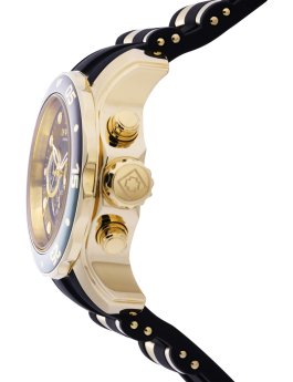 Invicta Pro Diver 44522 Reloj de Hombre - Movimiento de Cuarzo - Acero Inoxidable con Esfera Negra - 48 mm