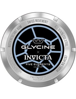 Glycine x Invicta Five Elements - Metal 44287 Men's Quartz Watch - 41mm