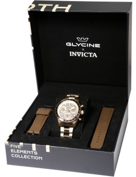 Glycine x Invicta Five Elements - Earth 44288 Montre Homme  - 41mm