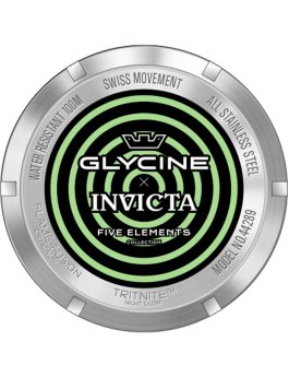 Glycine x Invicta Five Elements - Wood 44289 Men's Quartz Watch - 41mm