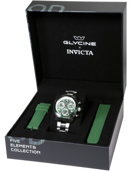 Glycine x Invicta Five Elements - Wood 44289 Relógio de Homem Quartzo  - 41mm