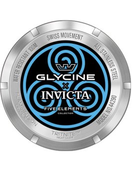 Glycine x Invicta Five Elements - Water 44290 Men's Quartz Watch - 41mm