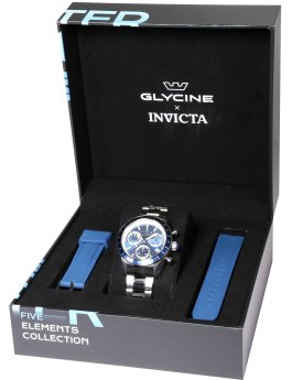 Glycine x Invicta Five Elements - Water 44290 Relógio de Homem Quartzo  - 41mm