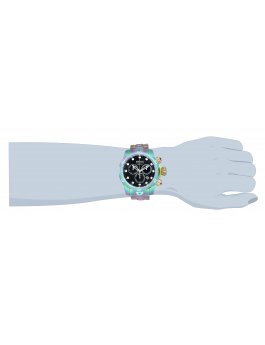 Invicta Reserve - Venom 19764 Herren Uhr - Quartz Bewegung - Edelstahl mit schwarzem Zifferblatt - 54 mm