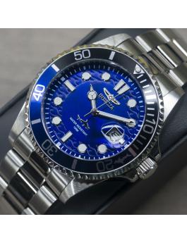 Invicta Pro Diver 44716 Moška ura - Quartz mehanizem - Nerjaveče jeklo z modrim številčnico - 43 mm