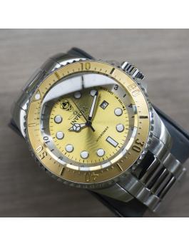 Invicta Hydromax 44746 Reloj de Hombre - Movimiento de Cuarzo - Acero Inoxidable con Esfera Dorada - 52 mm
