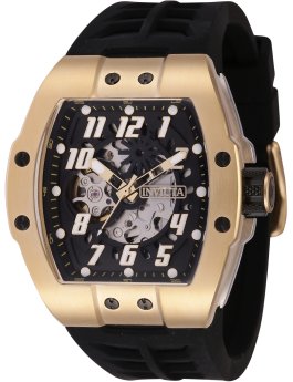 Invicta S1 Rally 44892 Orologio da Uomo - Movimento Automatico - Acciaio Inossidabile con Quadrante Nero - 44 mm