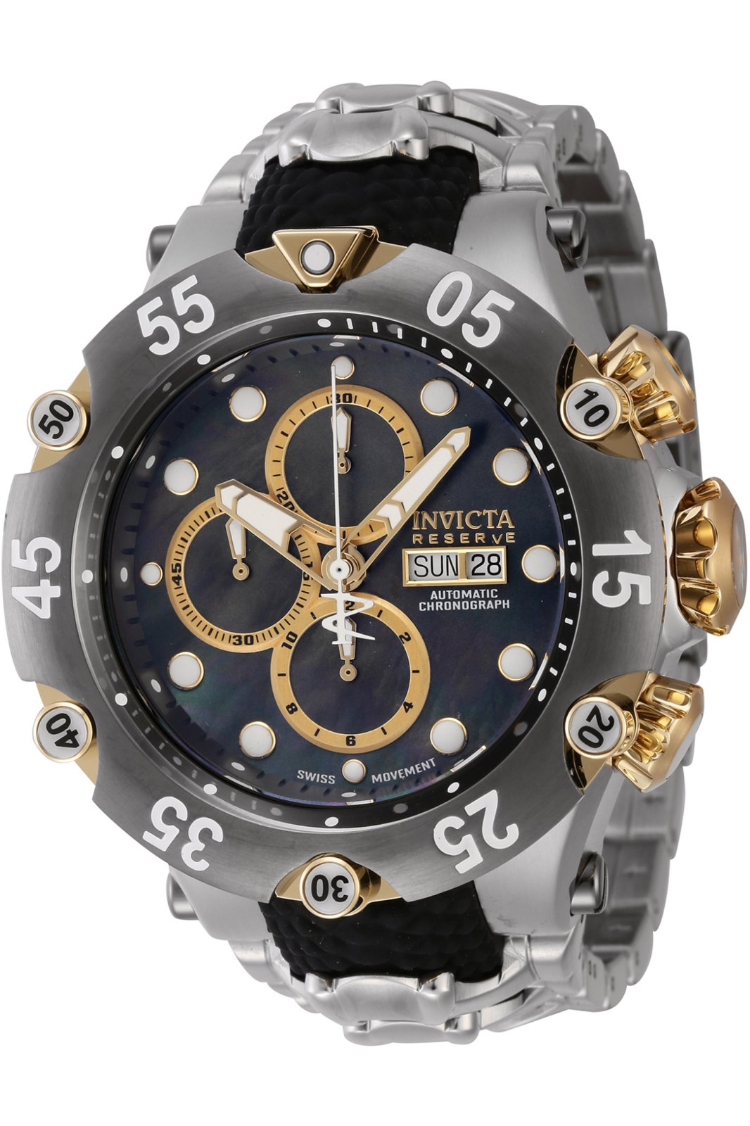 Invicta Reserve - Venom Viper 35187 oro Orologio Uomo Quarzo - 51mm