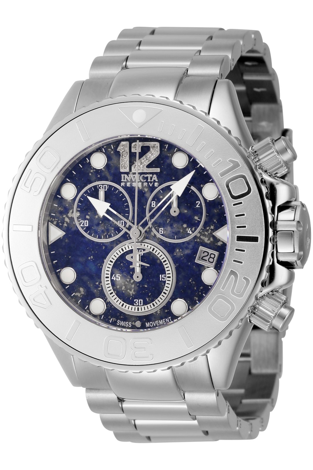 Invicta Reserve Grand Diver 45364 Men's Quartz Watch 52mm With 10  diamonds