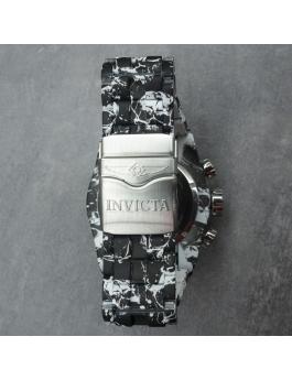 Invicta Bolt 45489 Herrenuhr - Quarzwerk - Edelstahl mit silbernem Zifferblatt - 53 mm