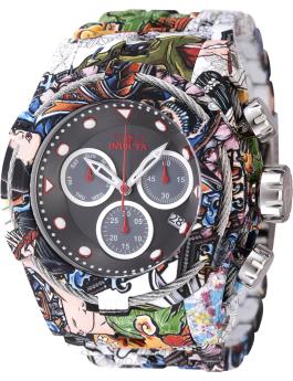Invicta Bolt 45490 Relógio Masculino - Movimento de Quartzo - Aço Inoxidável com Mostrador Cinza - 53 mm